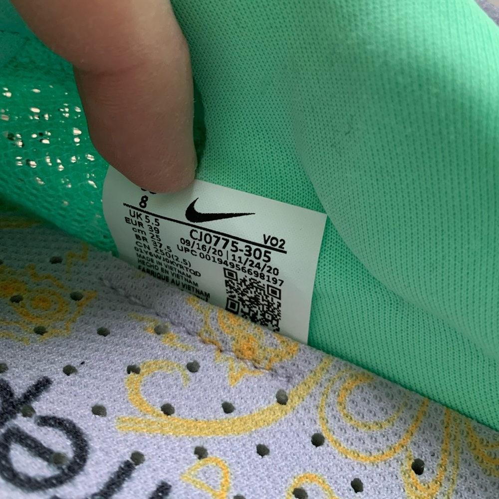 Nike SuperRep Cycle Shoes Green Glow - Worn Once SPD Clip In - Picture 10 of 11